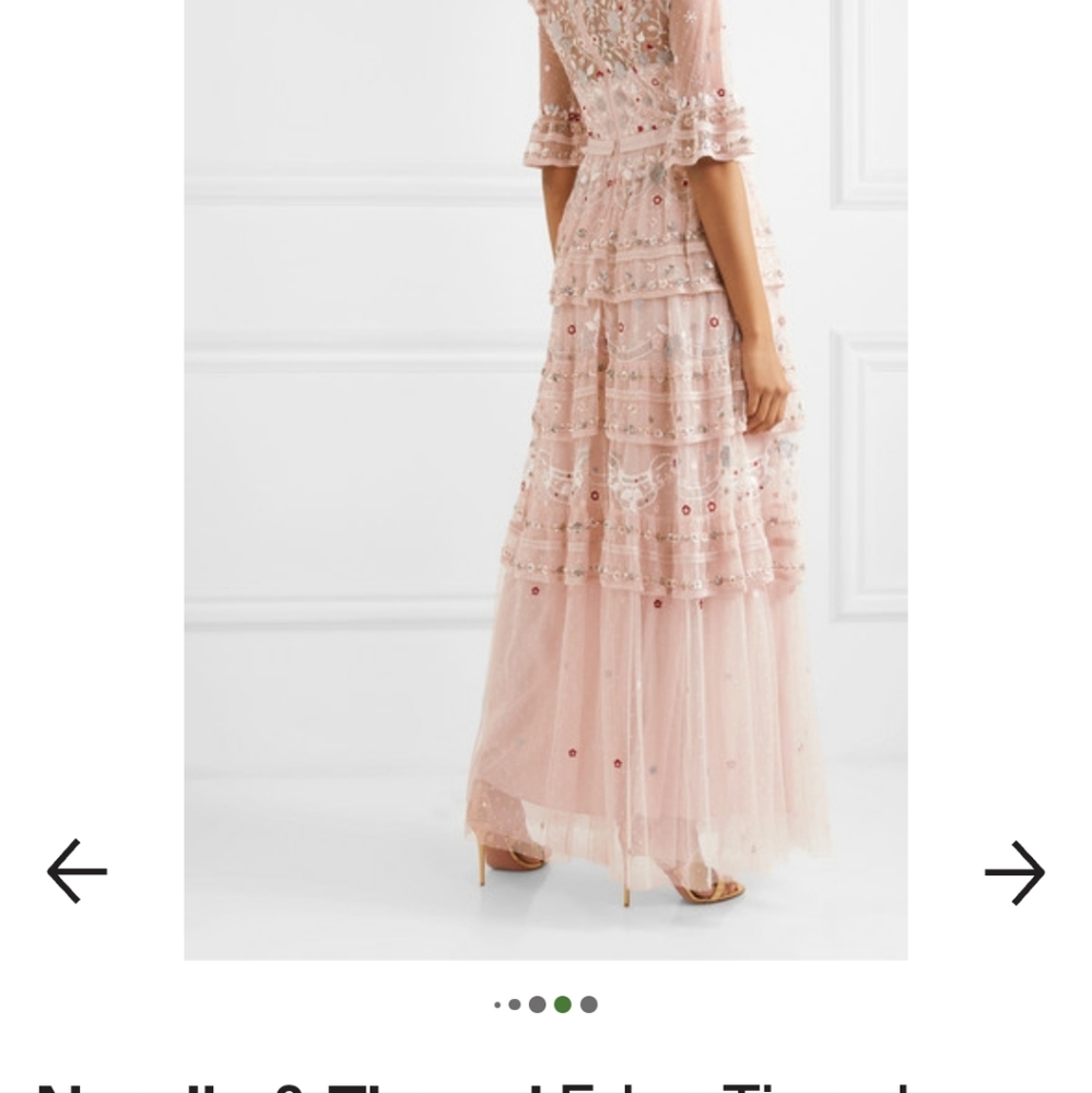 Needle & Thread Eden Tiered Embellished Tulle Gown - Picture 4 of 11